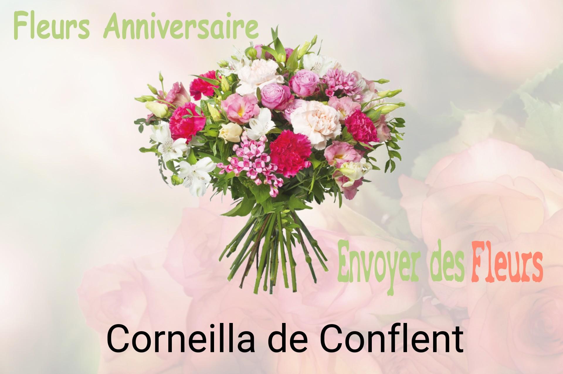Bouquet de fleurs d’anniversaire livré à Corneilla-de-Conflent