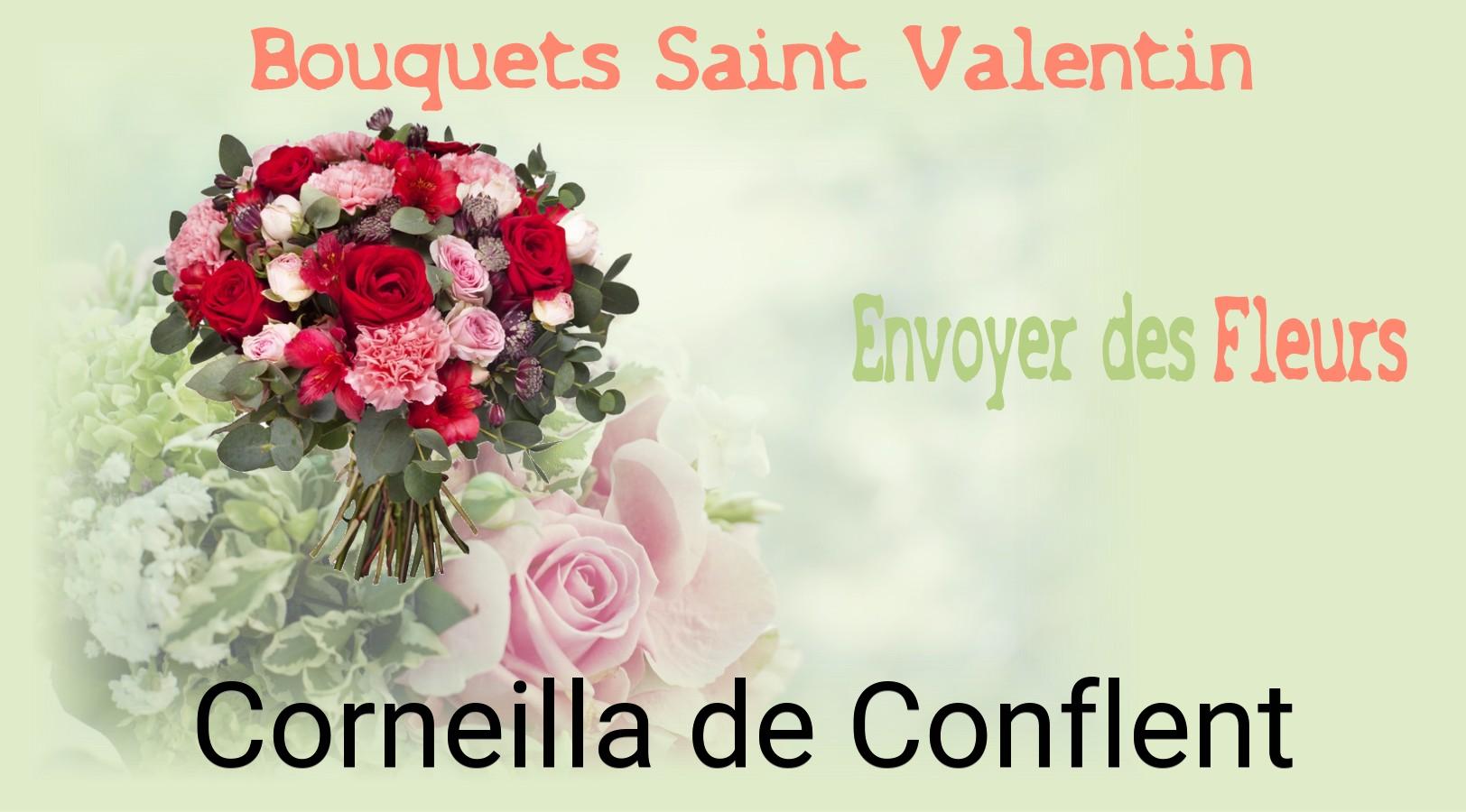 Roses de Saint-Valentin livrées à Corneilla-de-Conflent